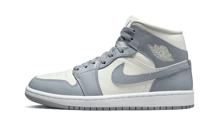 Air Jordan 1 Mid Gray Sail Delux Store Delux Store Abbigliamento Streetwear Sneakers