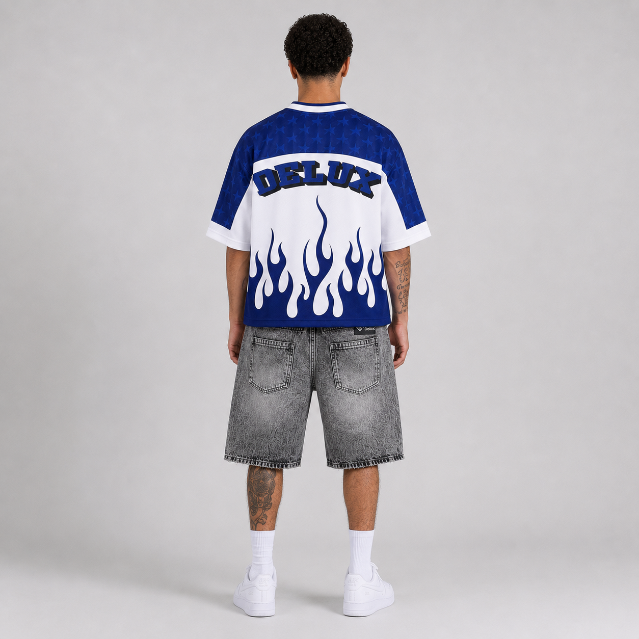 TEE HOCKEY - WHITE BLUE