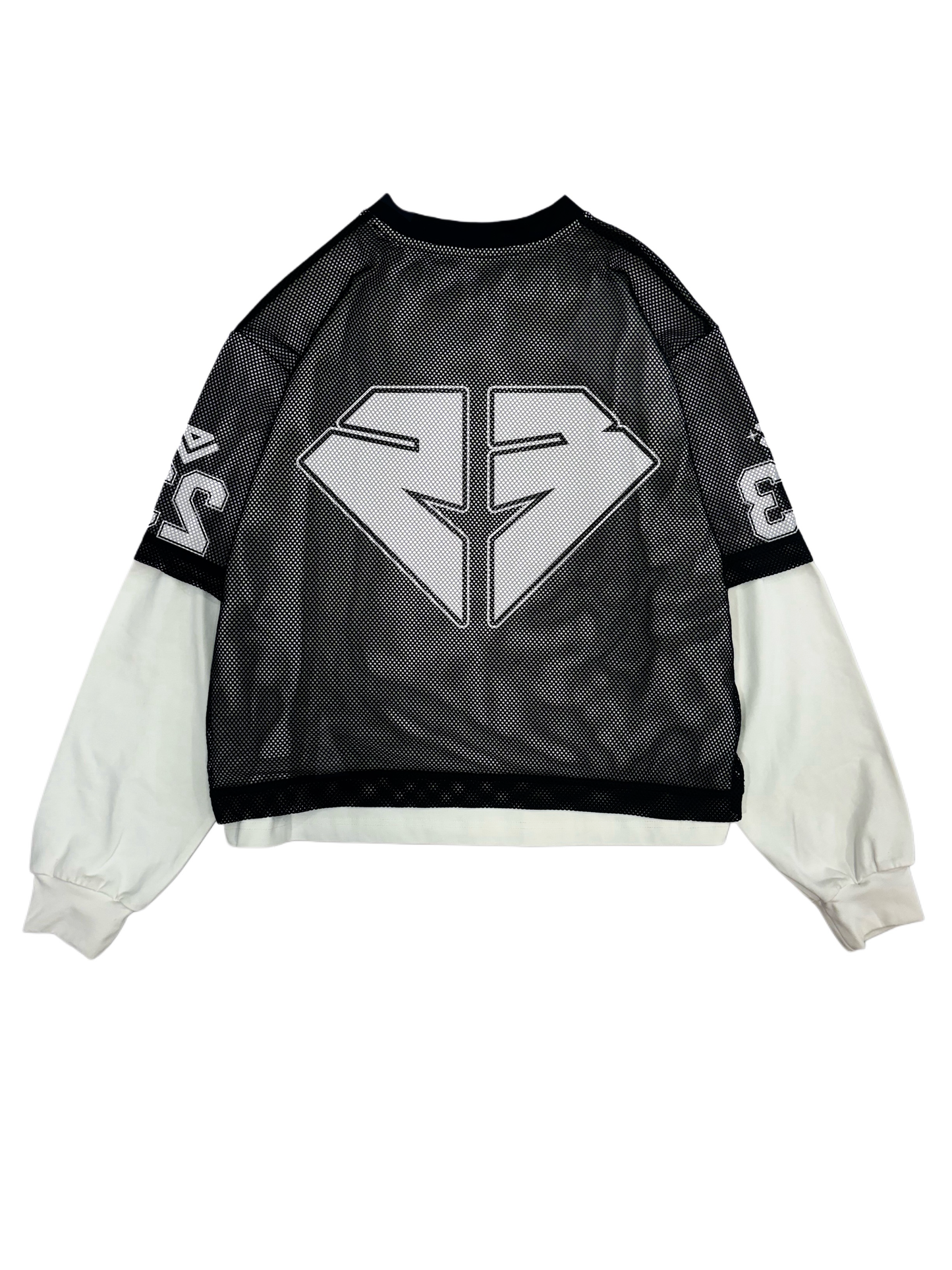 Hoodie Jersey ''23'' - Black/White