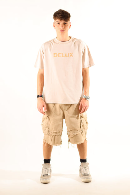 Shorts ''Scratched'' - Beige