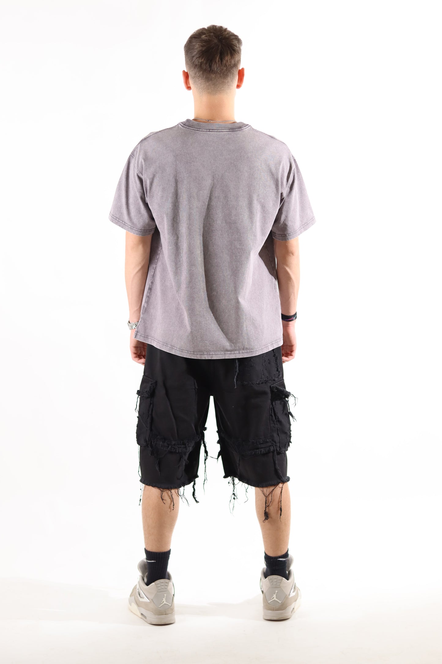 T-Shirt Washed ''Delux Aged'' - Grey