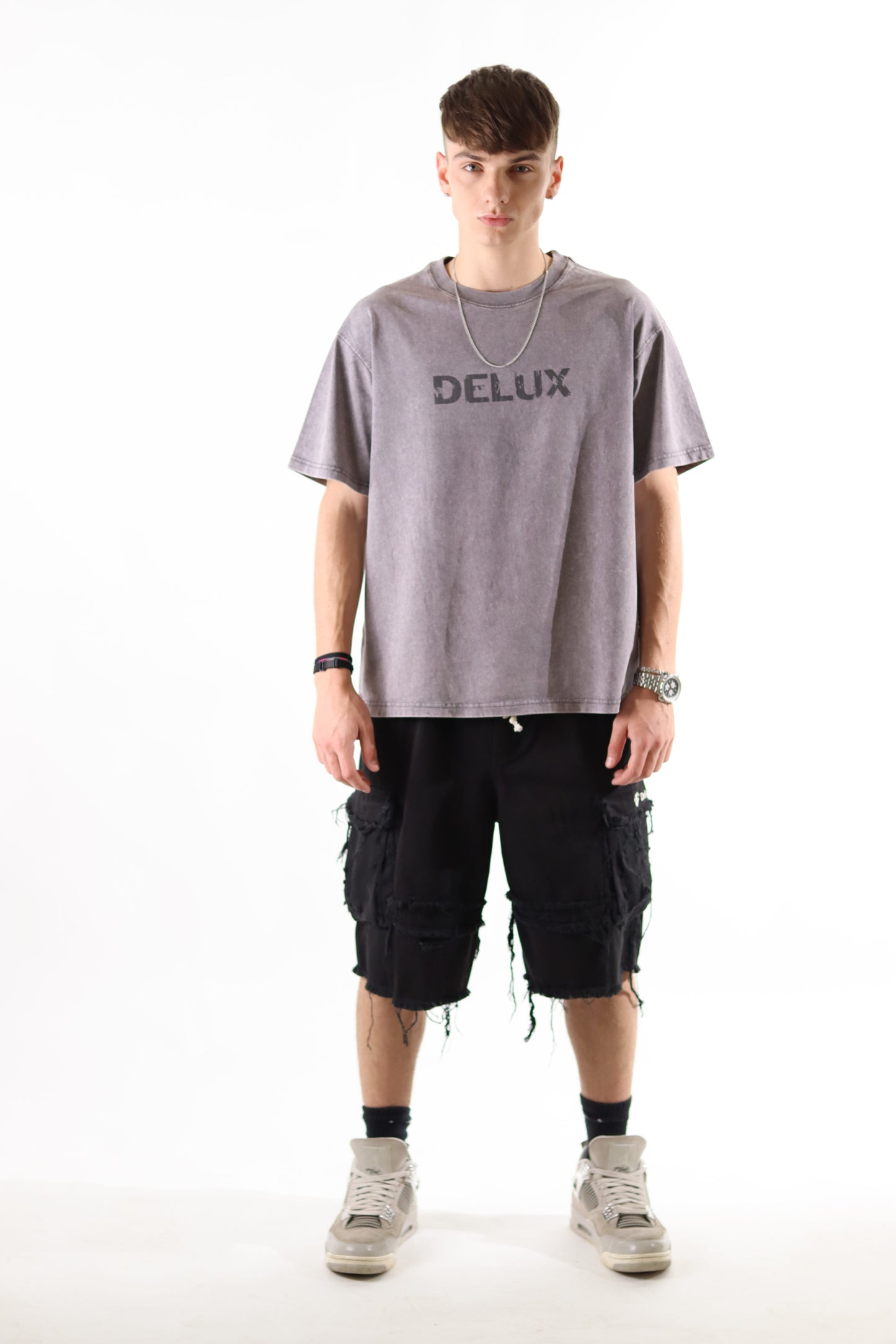 T-Shirt Washed ''Delux Aged'' - Grey