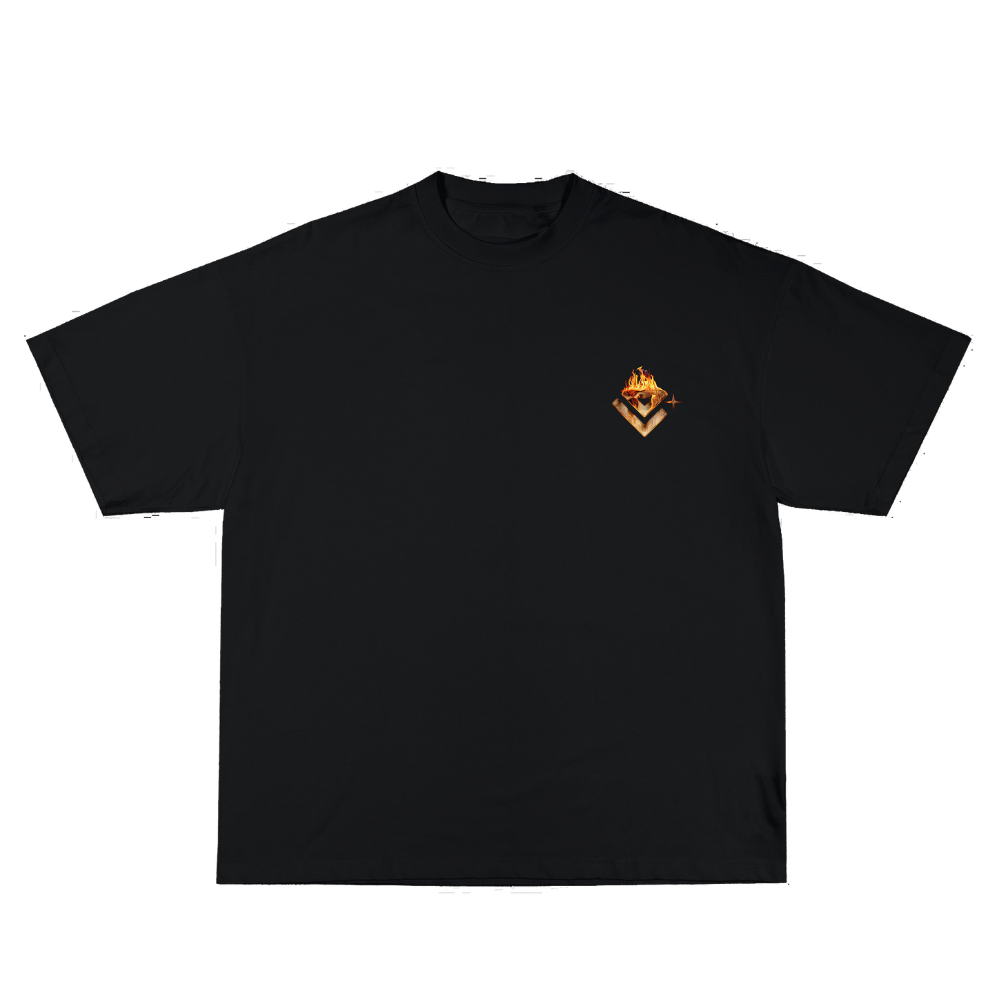 T-Shirt ''BURN'' - Black