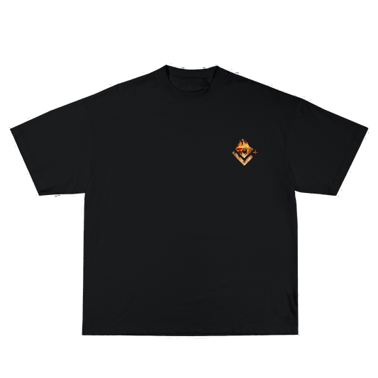 T-Shirt ''BURN'' - Black