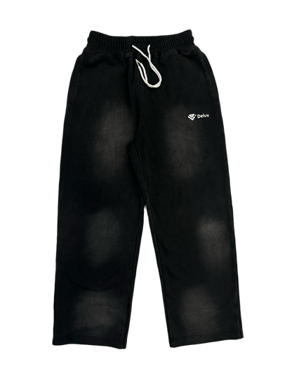 Sweatpants - Black Washed