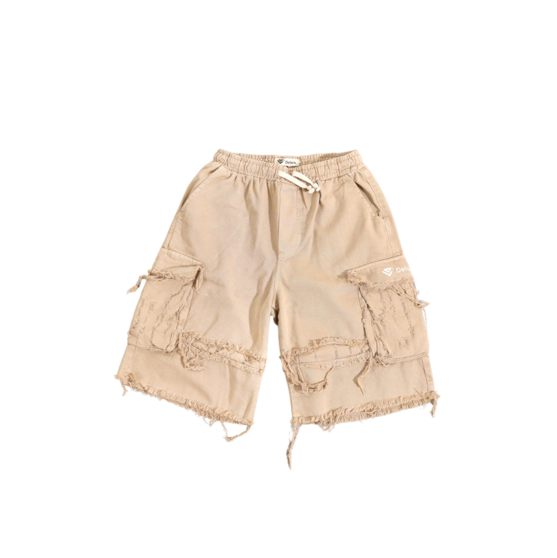 Shorts ''Scratched'' - Beige