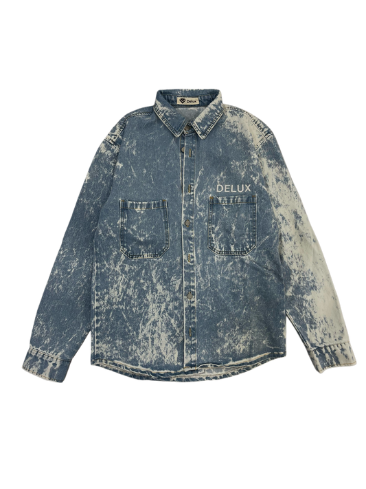 Jeans Jacket Embroidered - Blue