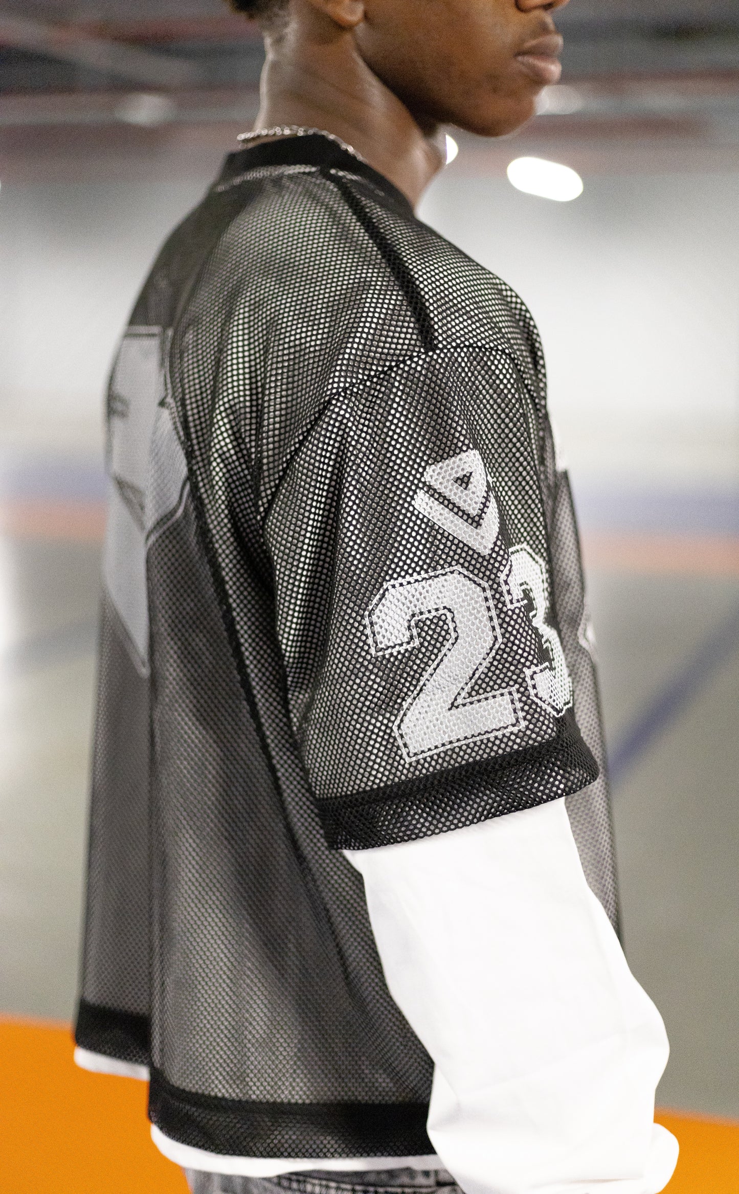 Hoodie Jersey ''23'' - Black/White