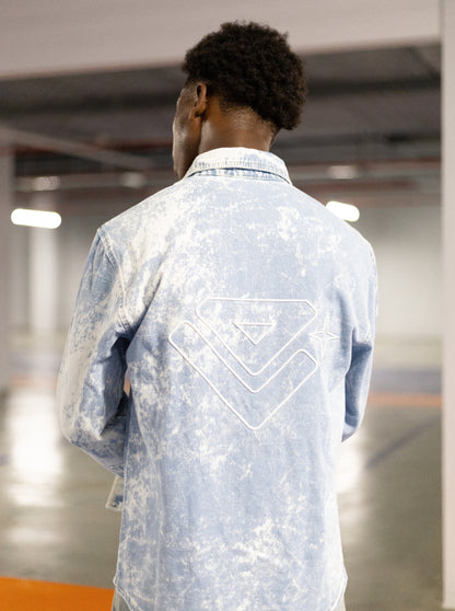 Jeans Jacket Embroidered - Blue