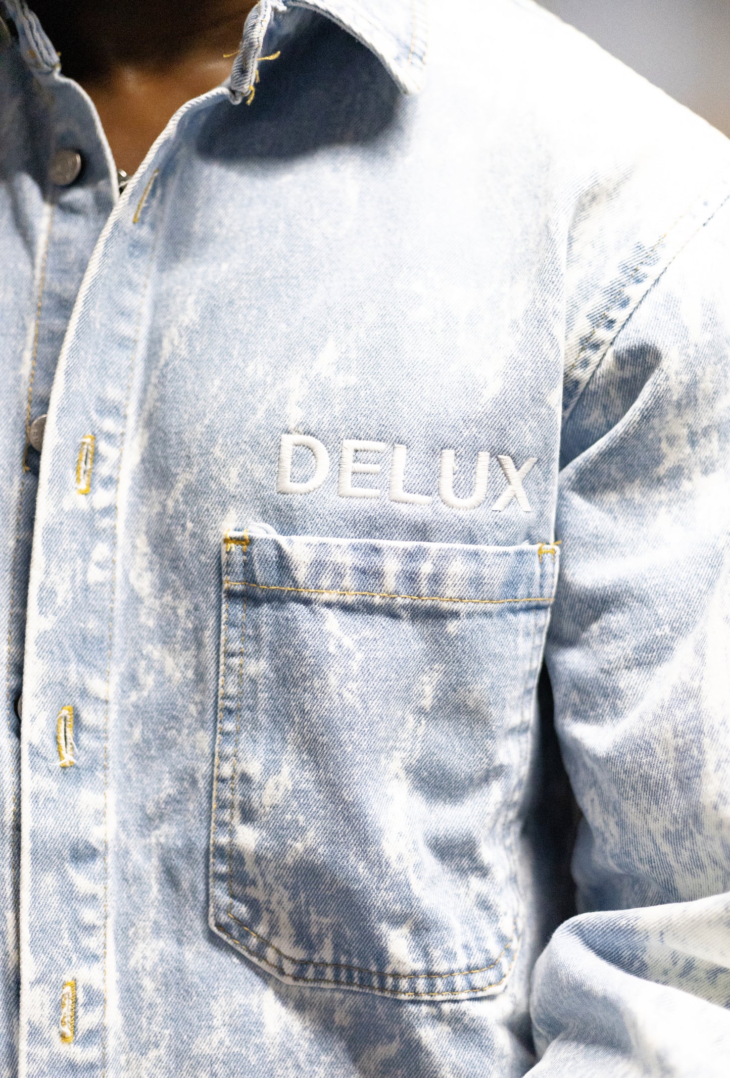 Jeans Jacket Embroidered - Blue