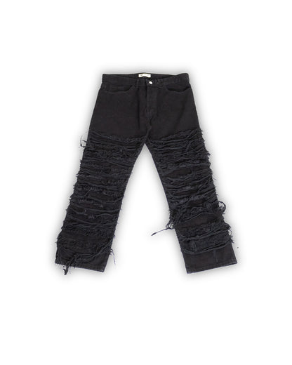 Jeans Distressed “Total Black”