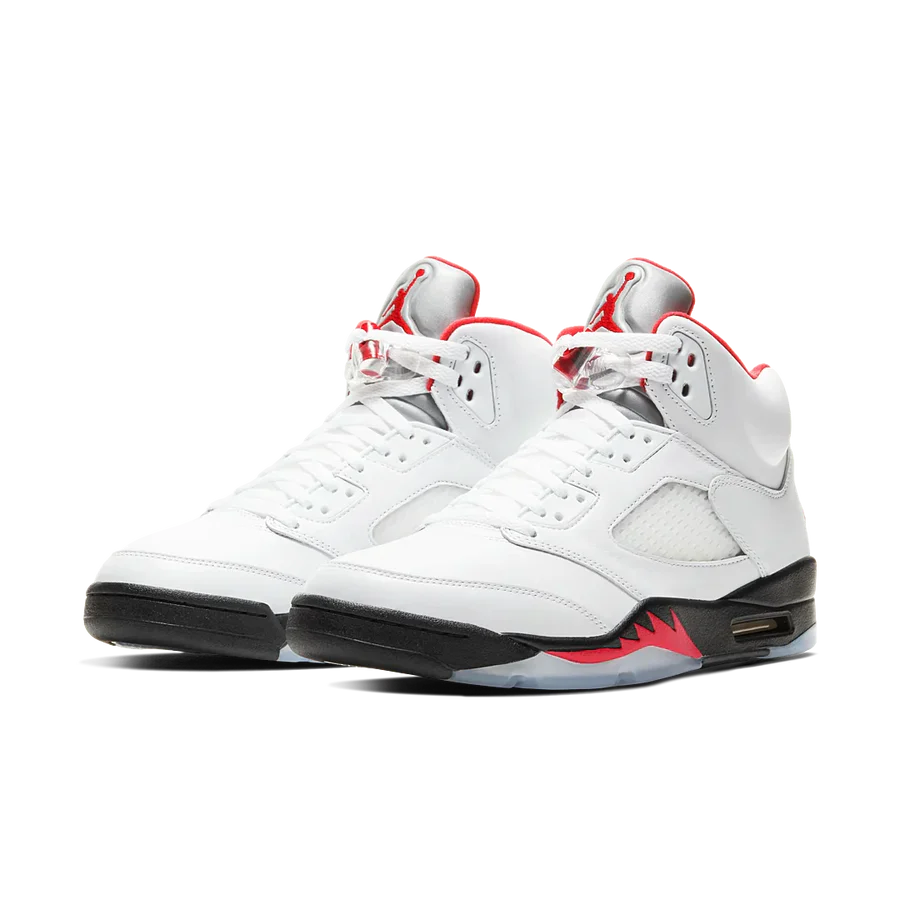Jordan 5 Retro Fire Red Silver Tongue (2020)