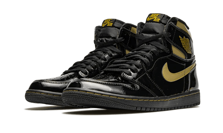 Air Jordan 1 High Black Metallic Gold - Delux Store - Abbigliamento Streetwear & Sneakers