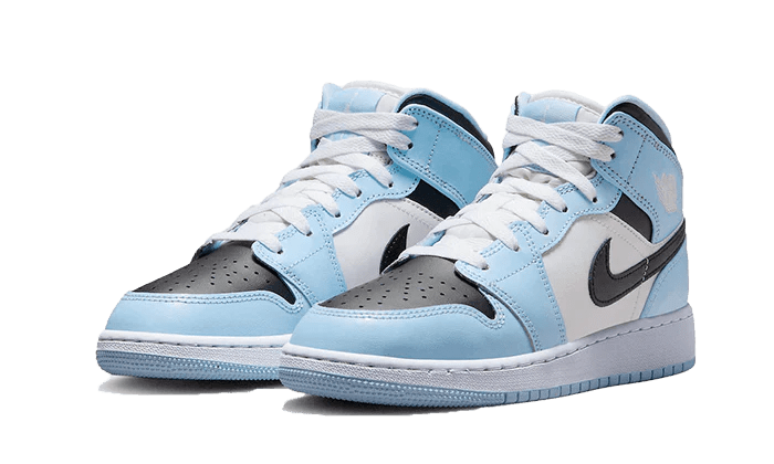 Air Jordan 1 Mid Ice Blue - Delux Store - Abbigliamento Streetwear & Sneakers