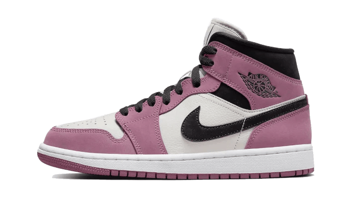 Air Jordan 1 Mid Light Mulberry - Delux Store - Abbigliamento Streetwear & Sneakers