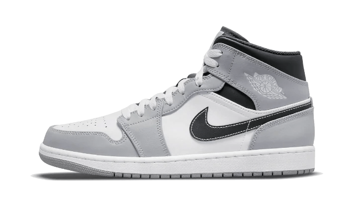 Air Jordan 1 Mid Light Smoke Grey Anthracite - Delux Store - Abbigliamento Streetwear & Sneakers