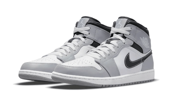 Air Jordan 1 Mid Light Smoke Grey Anthracite - Delux Store - Abbigliamento Streetwear & Sneakers