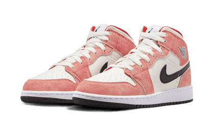 Air Jordan 1 Mid SE Orange Suede - Delux Store - Abbigliamento Streetwear & Sneakers