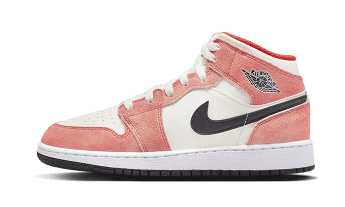 Air Jordan 1 Mid SE Orange Suede - Delux Store - Abbigliamento Streetwear & Sneakers