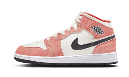 Air Jordan 1 Mid SE Orange Suede - Delux Store - Abbigliamento Streetwear & Sneakers