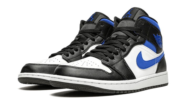 Air Jordan 1 Mid White Black Royal - Delux Store - Abbigliamento Streetwear & Sneakers