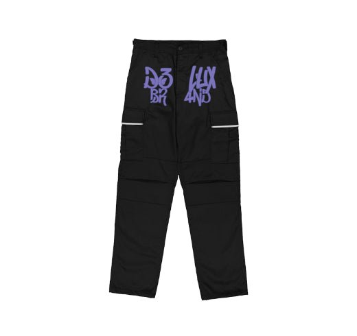 Cargo Pants - Black/Purple - Delux Store - Abbigliamento Streetwear & Sneakers