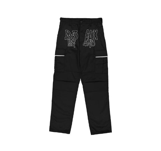 Cargo Pants - Black/White - Delux Store - Abbigliamento Streetwear & Sneakers