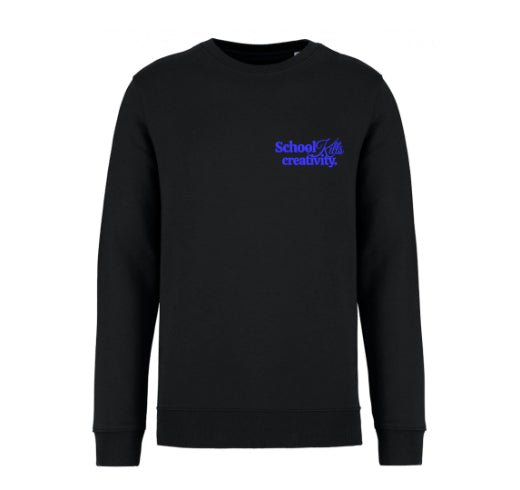 Crewneck ''School Kills'' - Black/Blue - Delux Store - Abbigliamento Streetwear & Sneakers