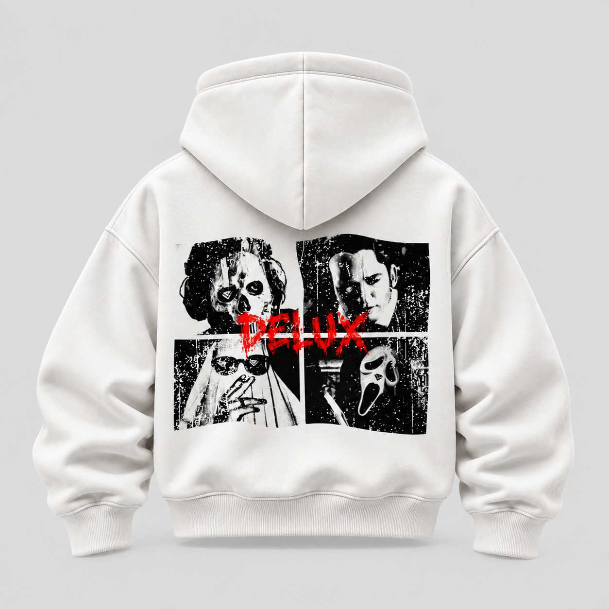 Hoodie Kids Halloween 26 White - retro