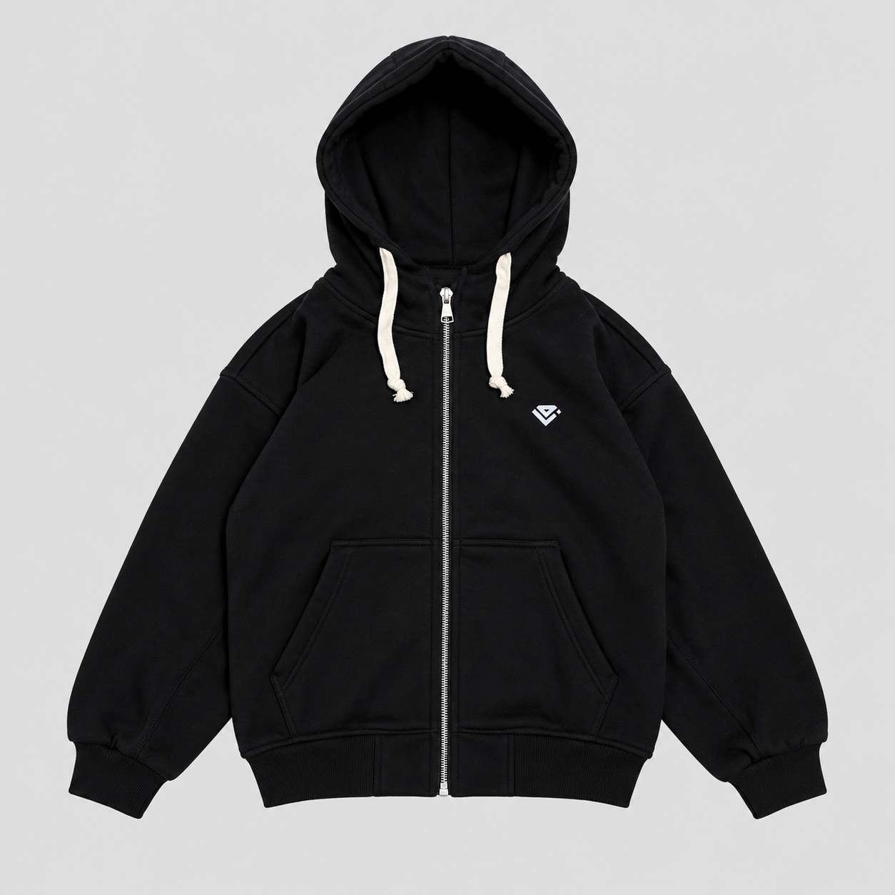 DELUX KIDS JACKET BLACK - fronte