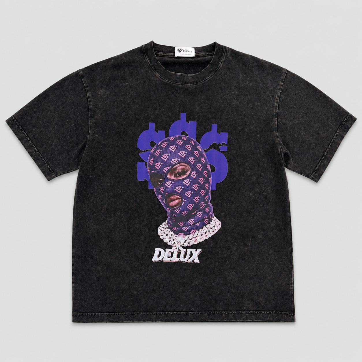 TEE DOLLARS – WASHED BLACK