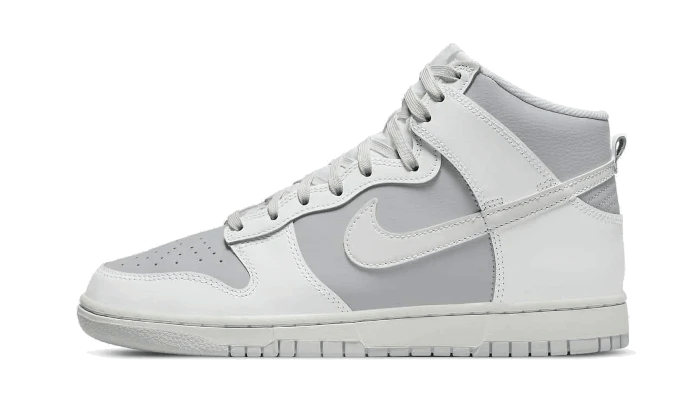 Dunk High Retro Grey White - Delux Store - Abbigliamento Streetwear & Sneakers