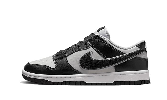 Dunk Low Chenille Swoosh Black Grey - Delux Store - Abbigliamento Streetwear & Sneakers