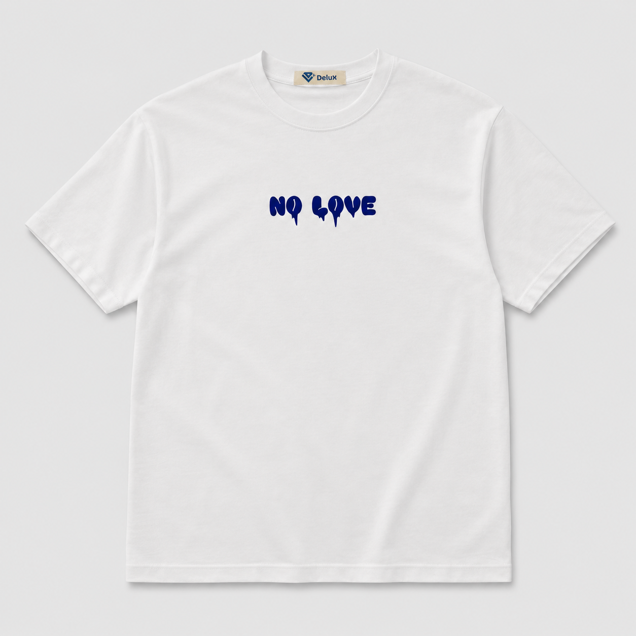 NO LOVE TEE – WHITE BLUE