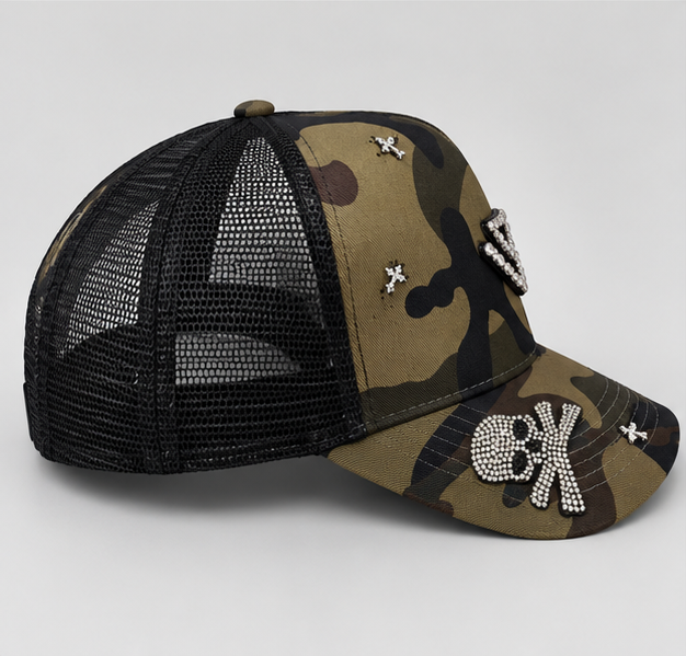 Hat Diamond Camo - laterale