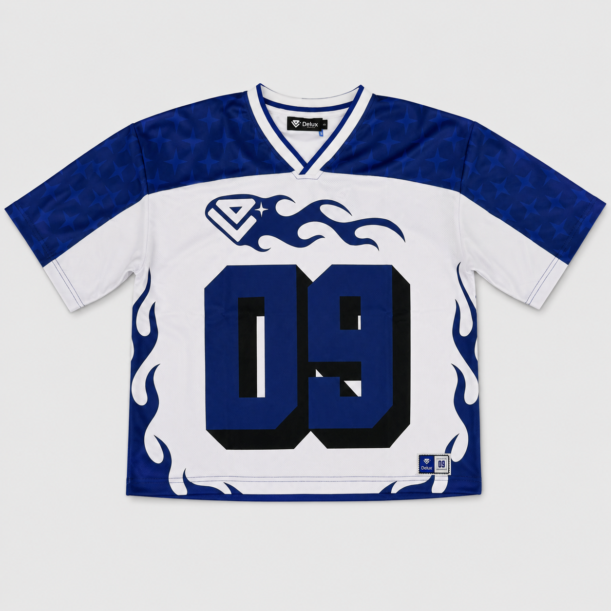 TEE HOCKEY - WHITE BLUE