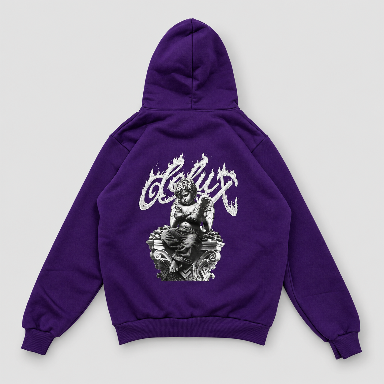 Hoodie Angels Purple - retro