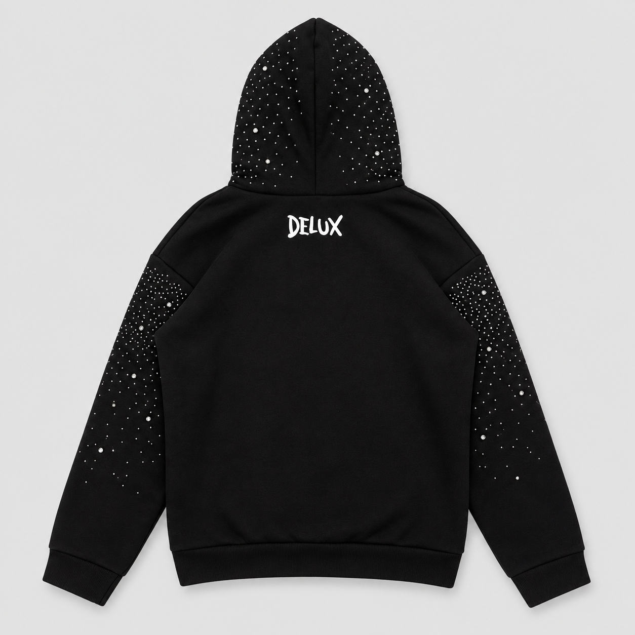 Hoodie Diamond Black - fronte
