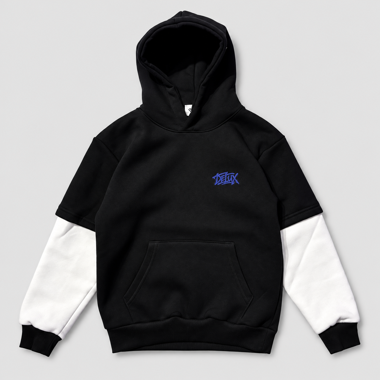 Hoodie Kids Teddy Black – fronte