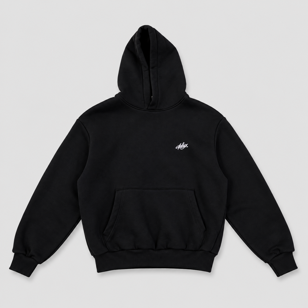 Hoodie Logo 26 Black – fronte