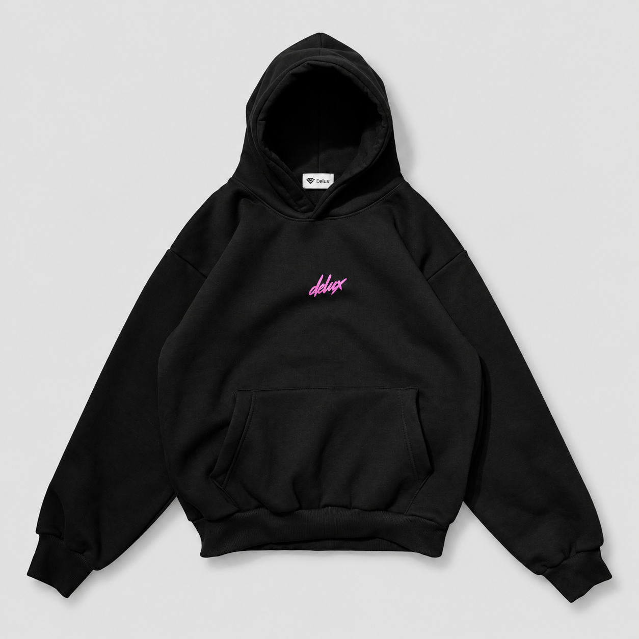 Hoodie Sconosciuti Black – fronte