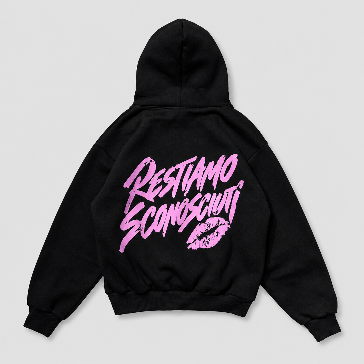 Hoodie Sconosciuti Black – retro