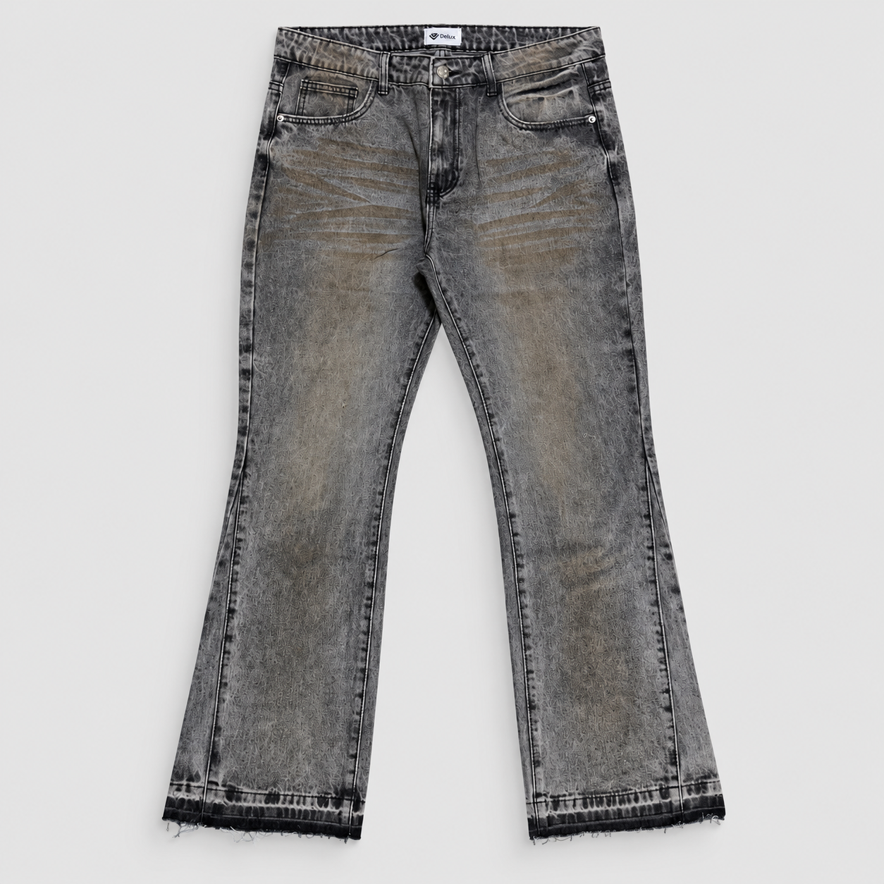 JEANS FLARE VINTAGE - GREY — fronte
