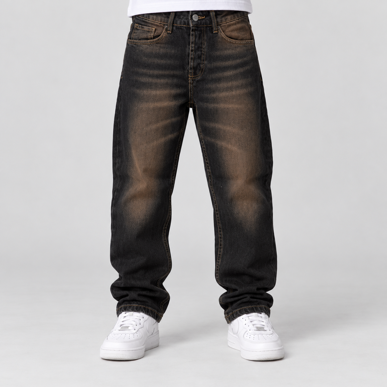 JEANS KIDS DESERT - BLACK — indossato