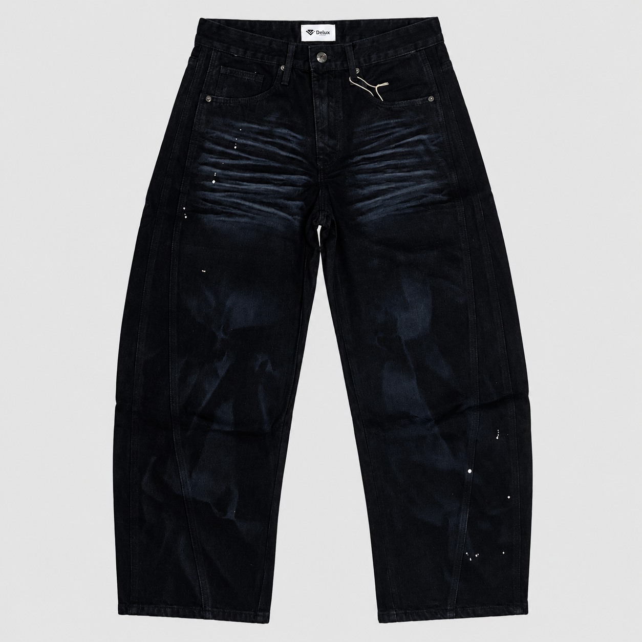 Jeans Paint Black Delux - fronte