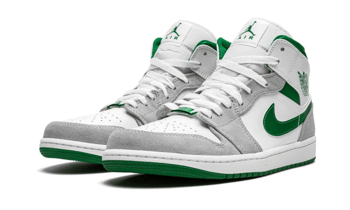 Jordan 1 Mid SE Grey Green - Delux Store - Abbigliamento Streetwear & Sneakers