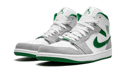 Jordan 1 Mid SE Grey Green - Delux Store - Abbigliamento Streetwear & Sneakers