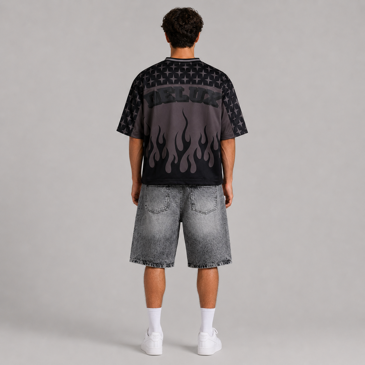 TEE HOCKEY - BLACK GREY