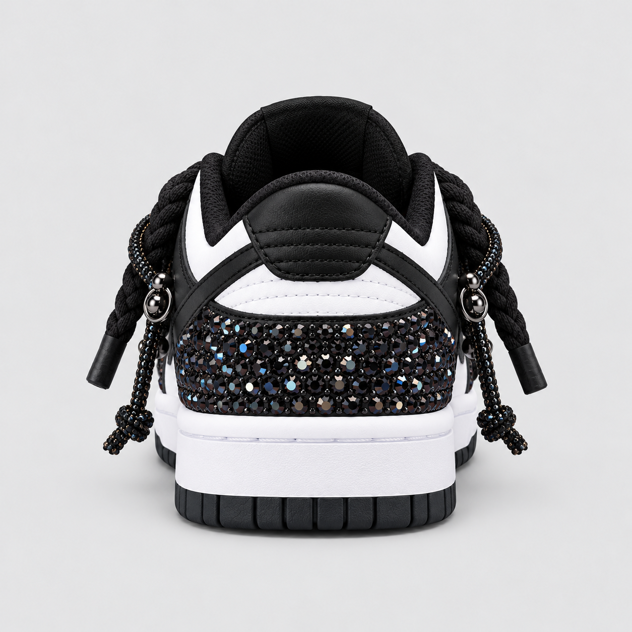 Nike Dunk Swarovski BLACK custom - retro