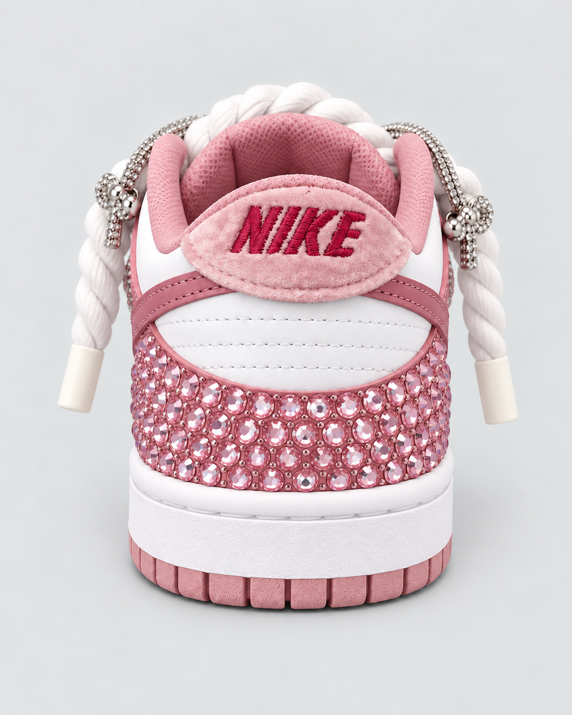 Nike Dunk Swarovski PINK custom - retro